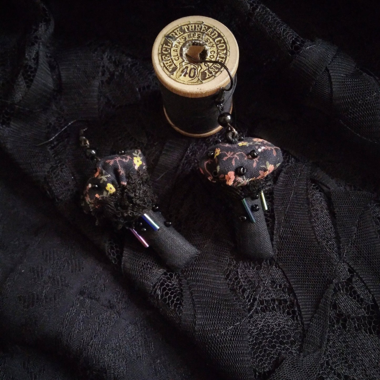 Dreary Autumn Mushroom Earrings