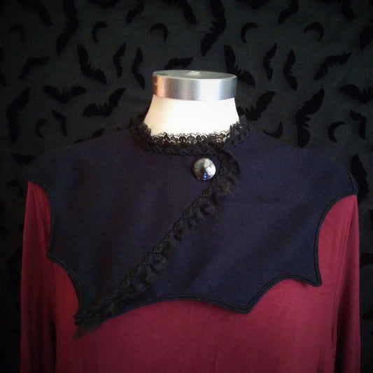 Midnight Batwing Collar