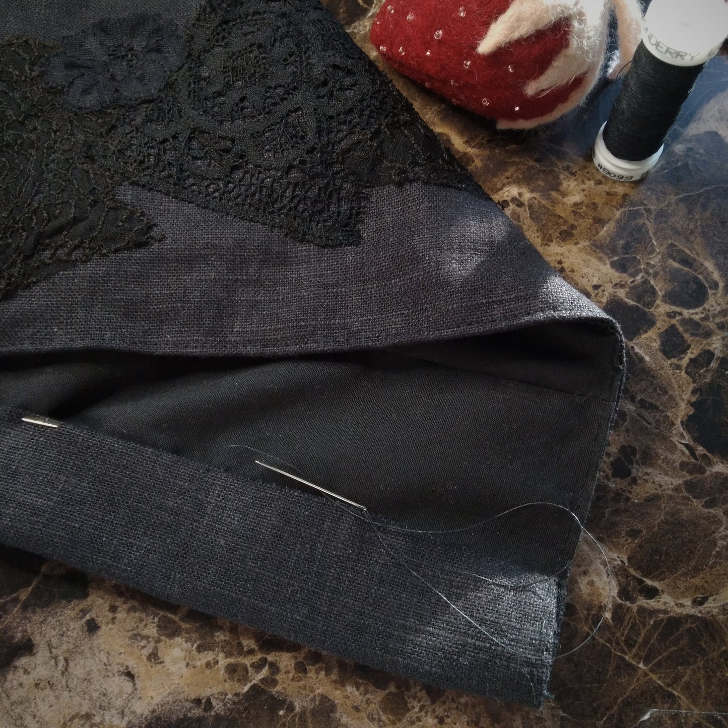 Scattered Sorrows Coif Hood