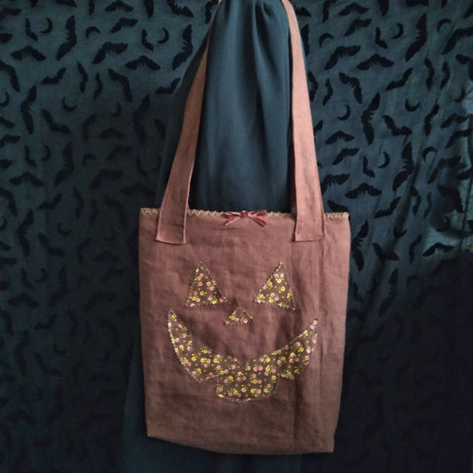 Ditzy Jack 'o Lantern Totebag
