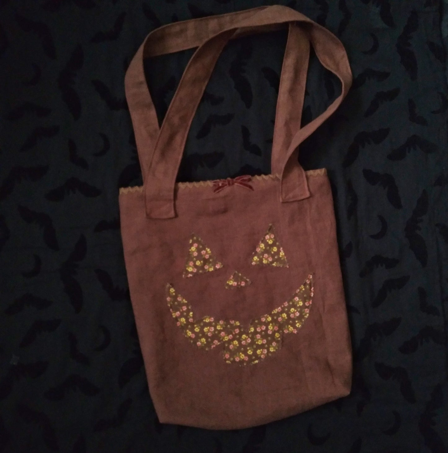 Ditzy Jack 'o Lantern Totebag