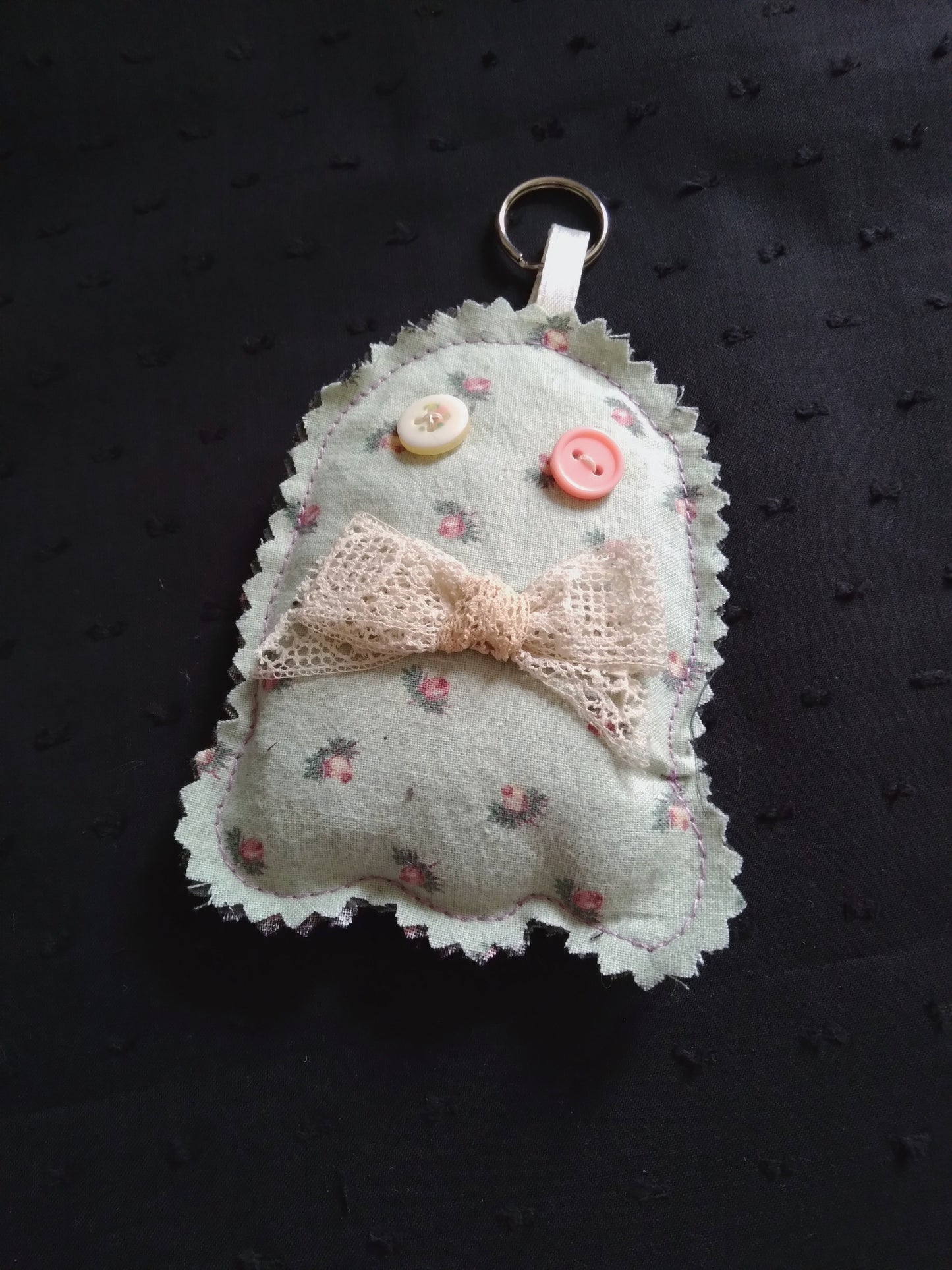 Cottage Ghost Keychain