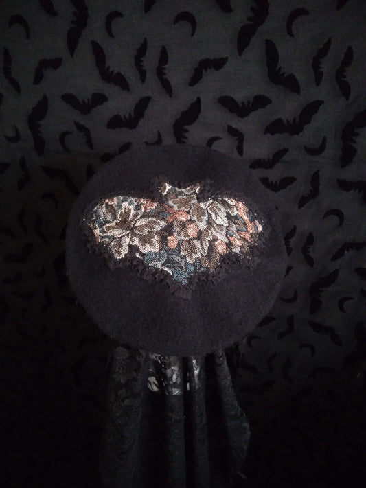 Woven Bat Beret