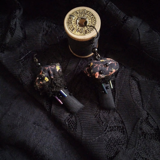 Dreary Autumn Mushroom Earrings